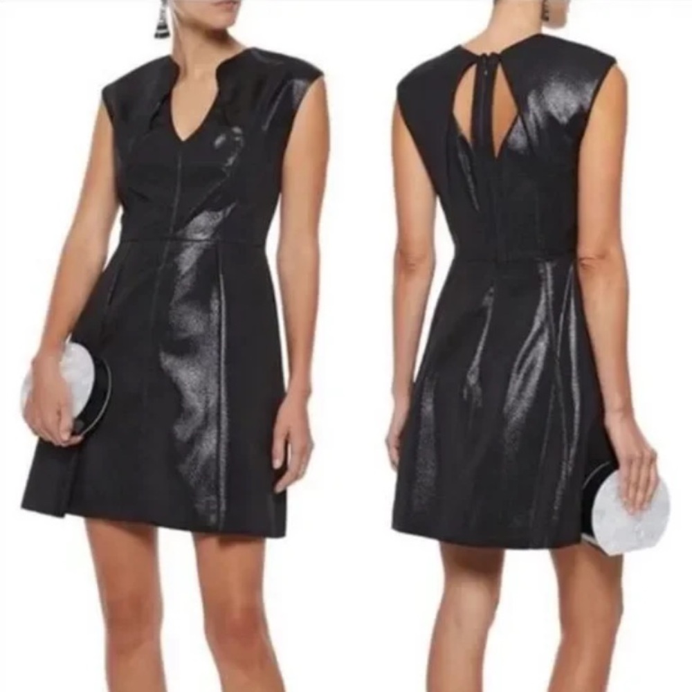 Halston Heritage Black Mini Dress